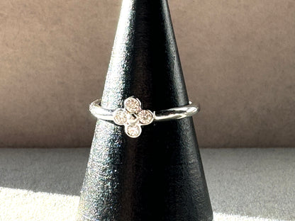 TIFFANY & CO. Platinum Diamond Lace Ring