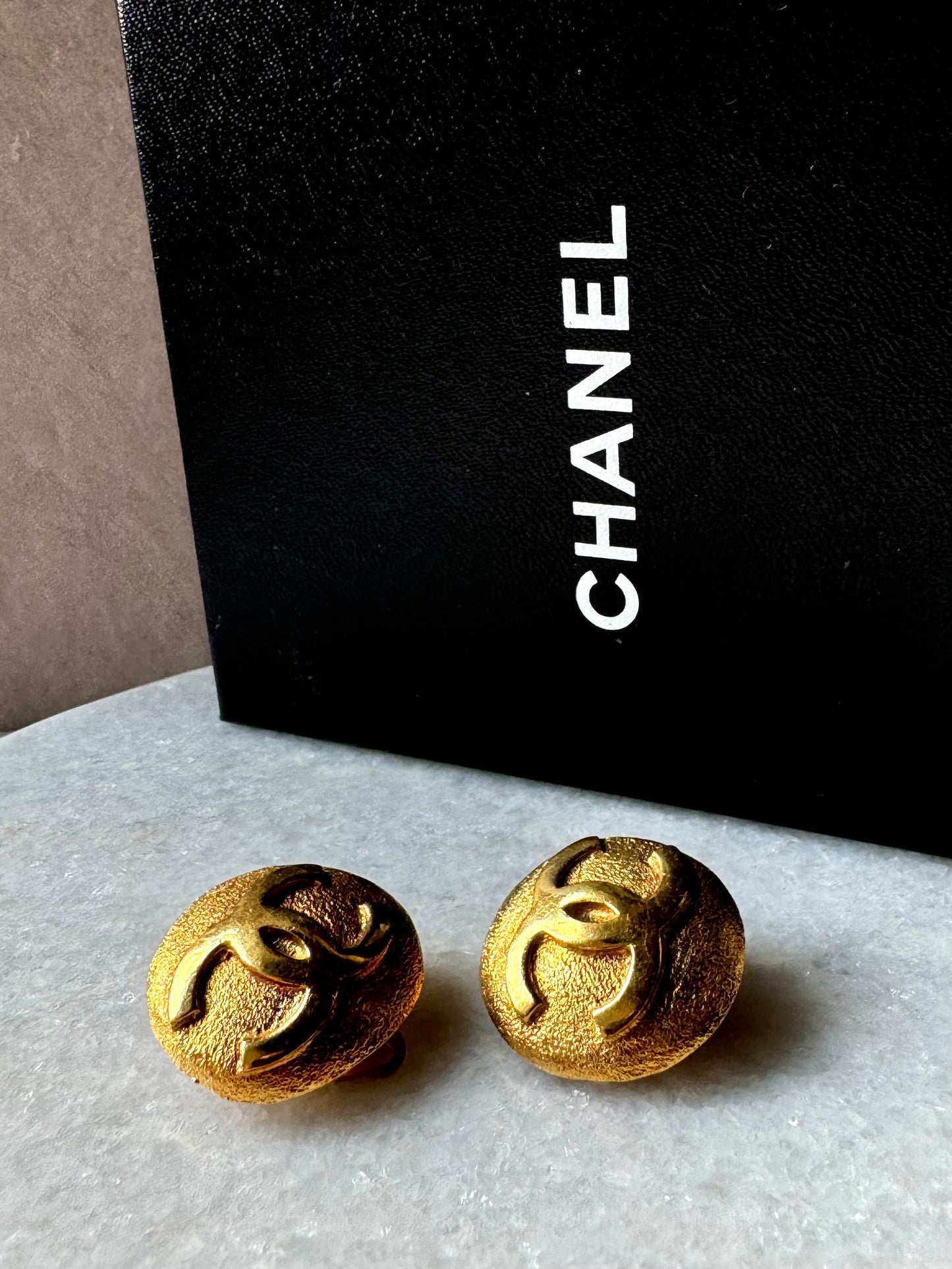 Chanel Gold CC Clip On Earrings