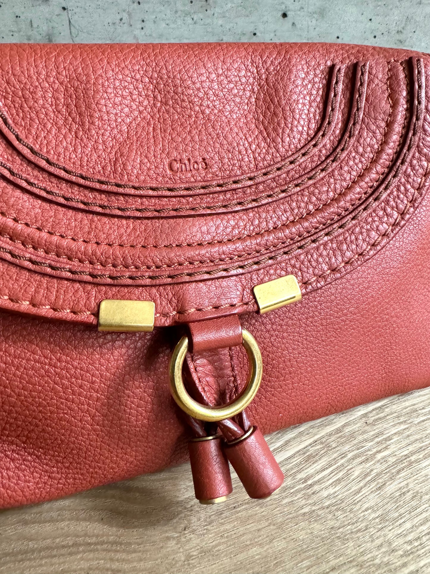 CHLOE Calfskin Marcie Pochette Crossbody Bag