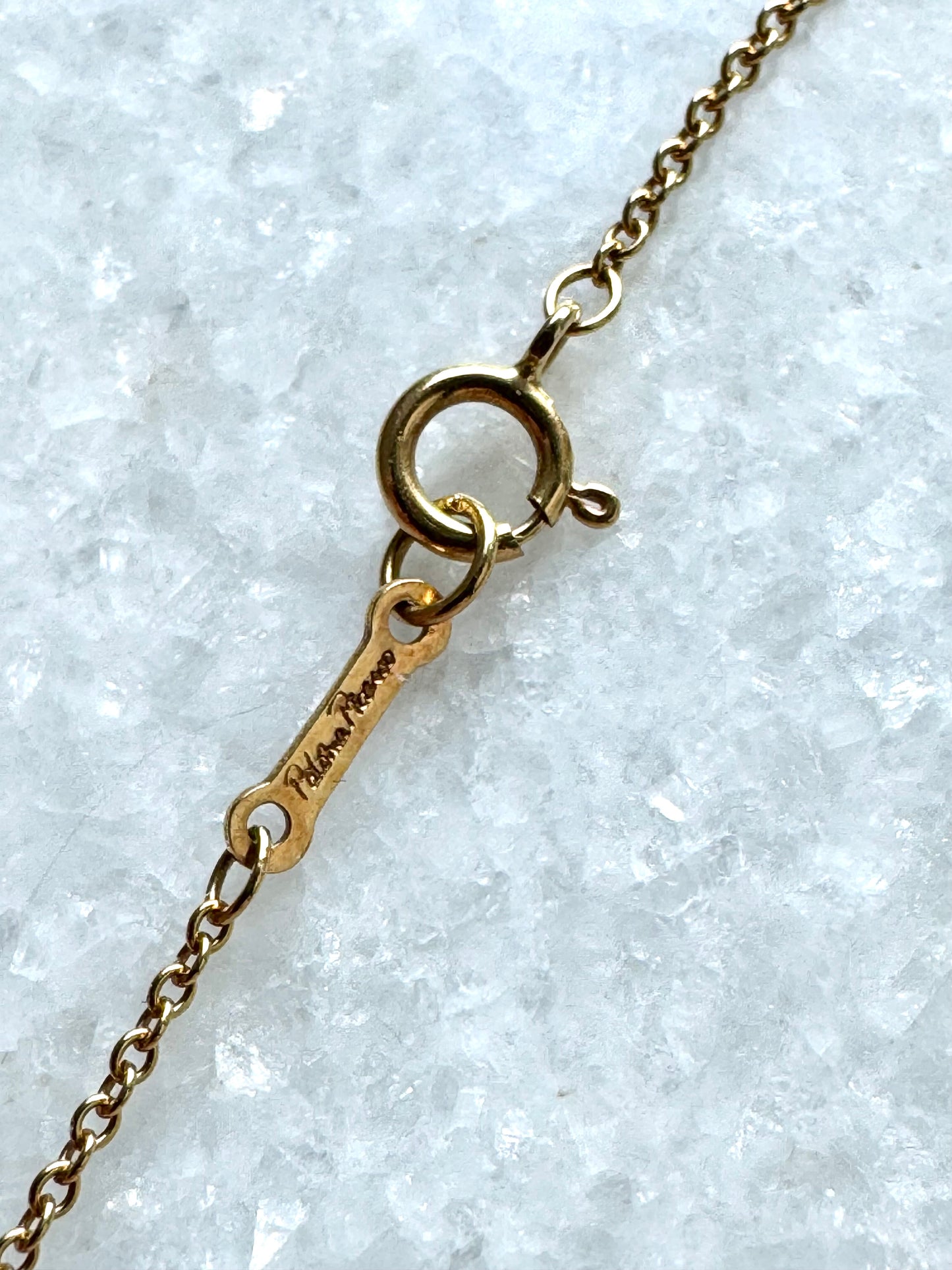 Tiffany & Co Picasso 18k Yellow Gold Large Zodiac Aries Pendant Necklace