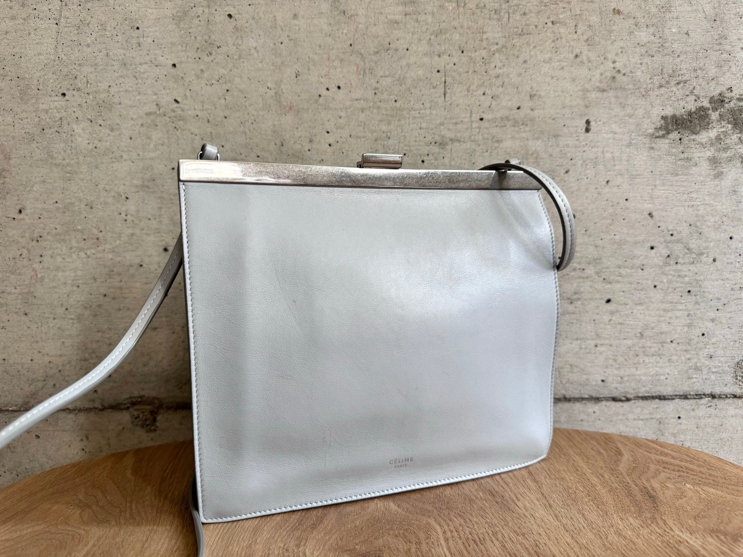 CELINE Smooth Calfskin Mini Clasp Bag