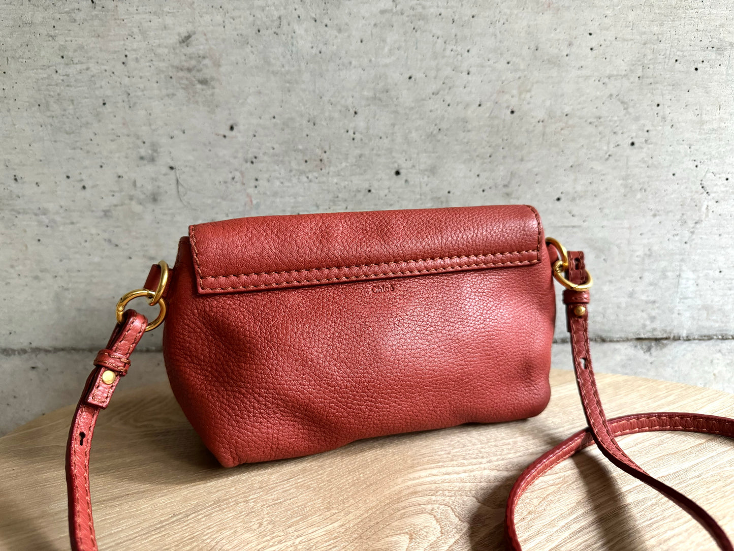 CHLOE Calfskin Marcie Pochette Crossbody Bag