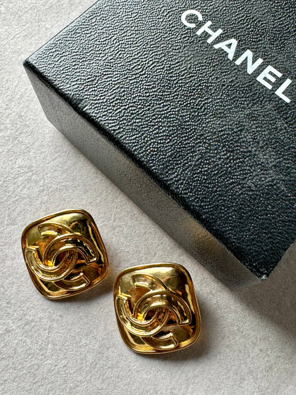 Chanel COCO Mark Clip-On Earrings