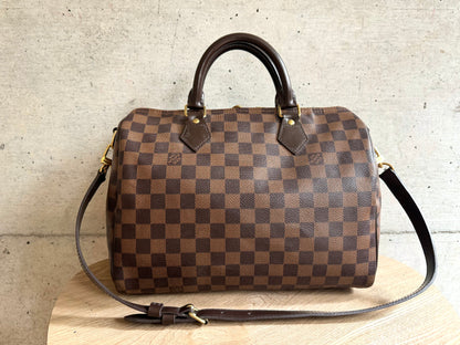 LOUIS VUITTON Damier Ebene Speedy Bandouliere 30