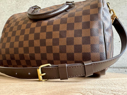 LOUIS VUITTON Damier Ebene Speedy Bandouliere 30