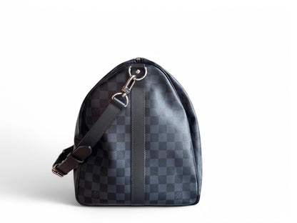LOUIS VUITTON Damier Graphite Keepall Bandouliere 55