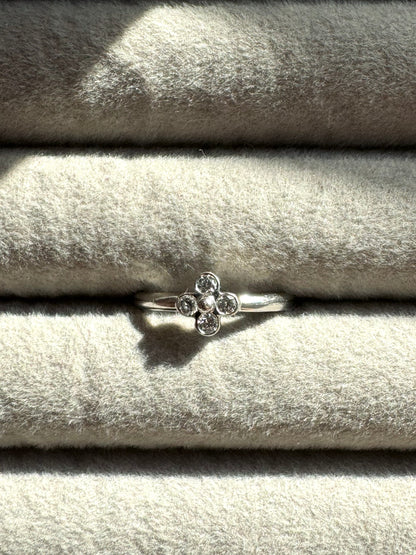 TIFFANY & CO. Platinum Diamond Lace Ring