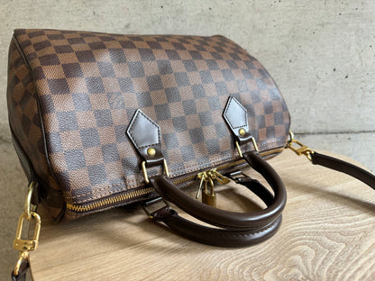 LOUIS VUITTON Damier Ebene Speedy Bandouliere 30