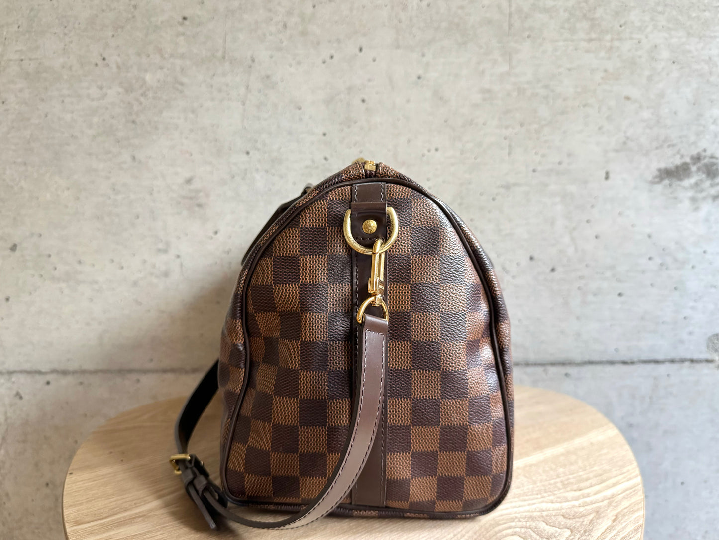 LOUIS VUITTON Damier Ebene Speedy Bandouliere 30