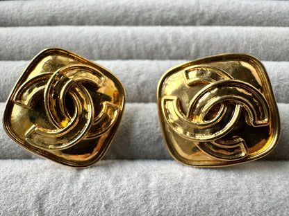 Chanel COCO Mark Clip-On Earrings