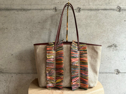 Fendi Hemp Tote Bag