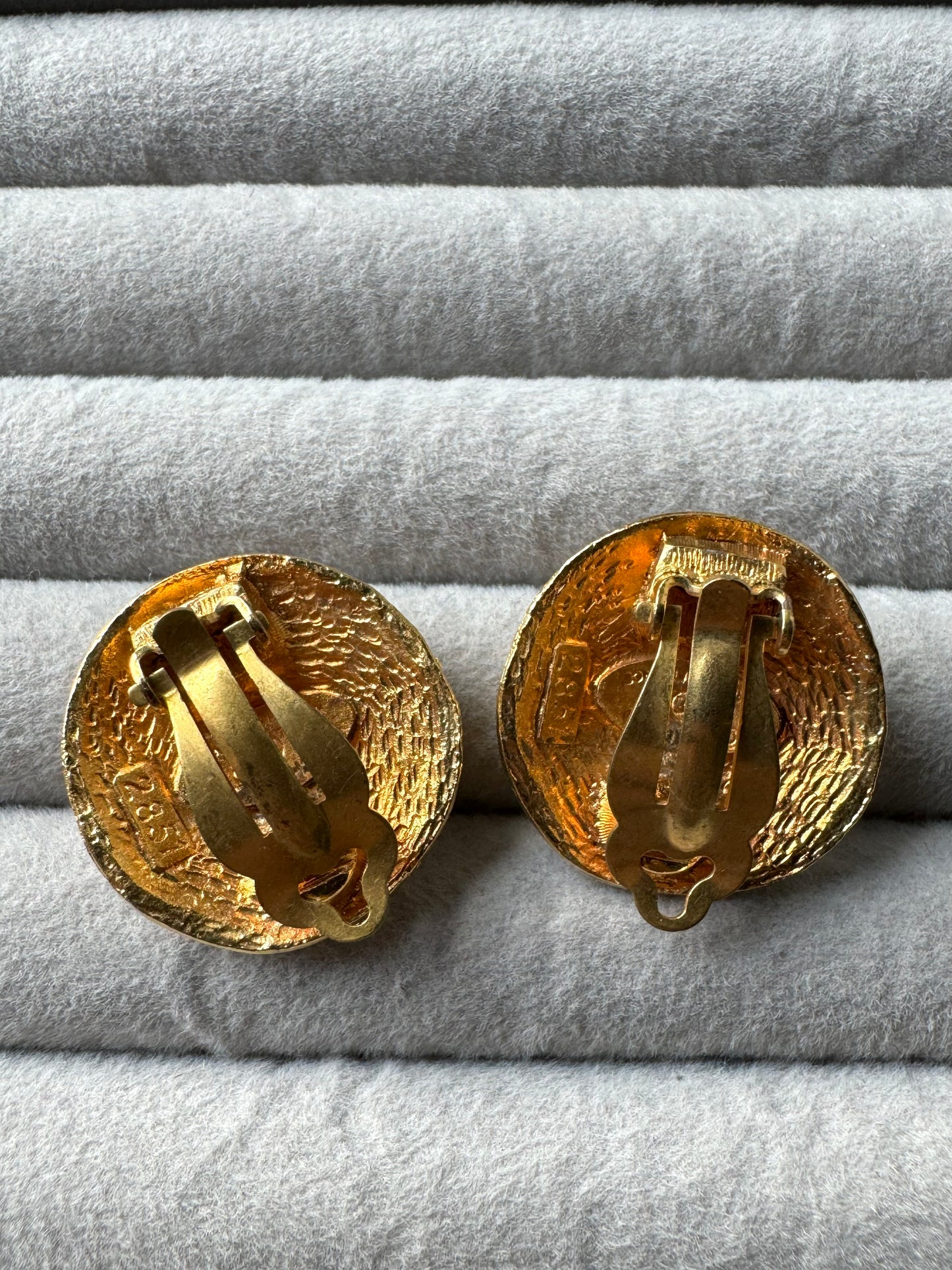 Chanel Gold CC Clip On Earrings