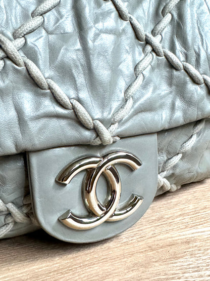 CHANEL Leather Ultra Stitch Flap Bag