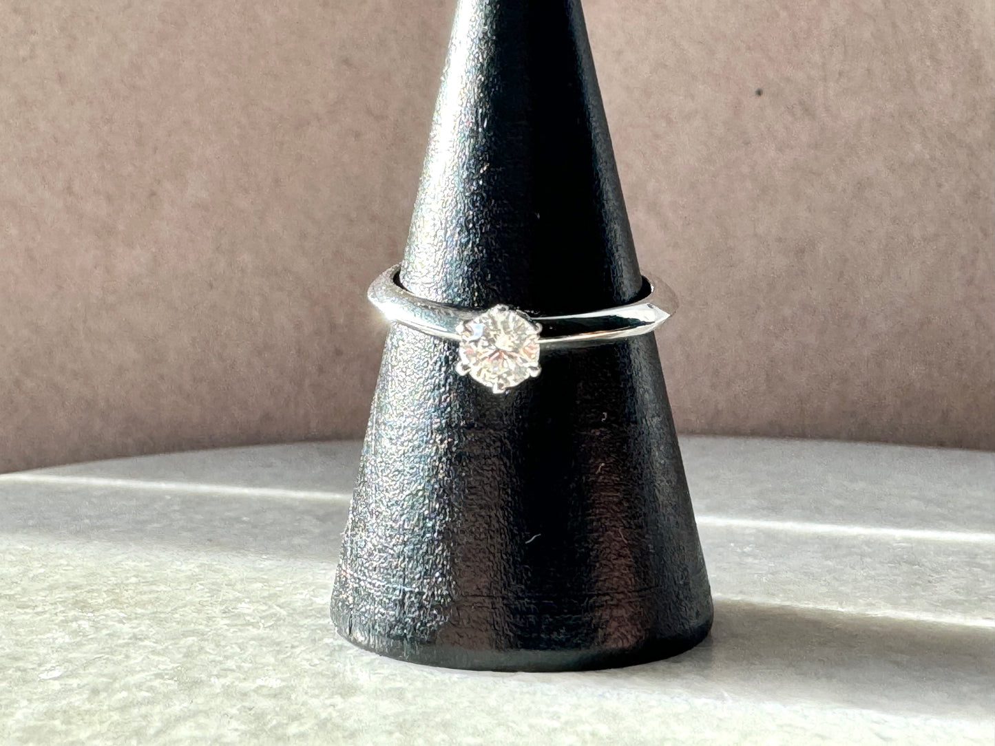 TIFFANY & CO. 0.3ct Solitaire Diamond Engagement Ring