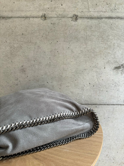 STELLA MCCARTNEY Shaggy Deer Falabella Fold Over Tote