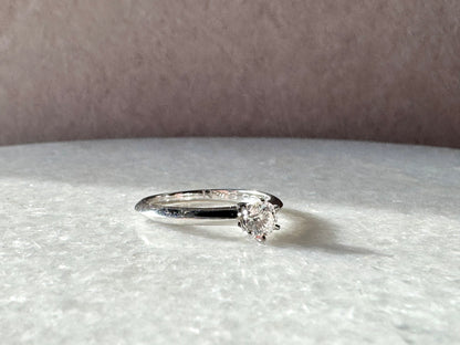 TIFFANY & CO. 0.3ct Solitaire Diamond Engagement Ring