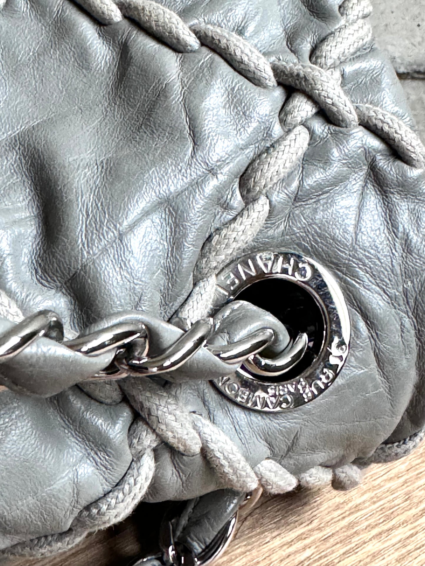 CHANEL Leather Ultra Stitch Flap Bag