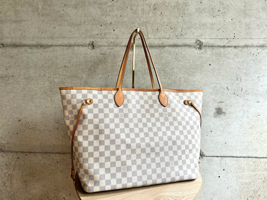 LOUIS VUITTON Damier Azur Neverfull GM