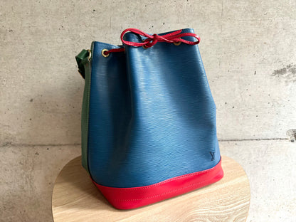 LOUIS VUITTON Epi Tri-Color Noe Red Blue Green