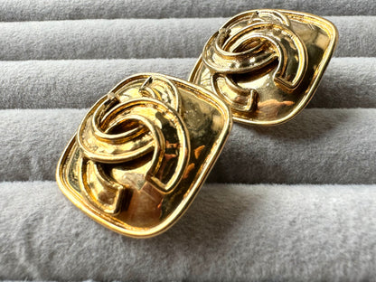 Chanel COCO Mark Clip-On Earrings