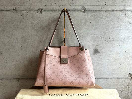 LOUIS VUITTON Mahina Calfskin Sevres Magnolia