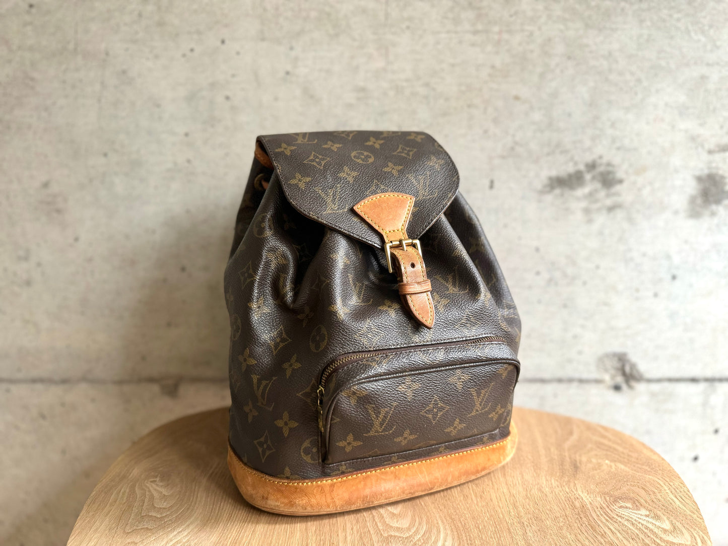 LOUIS VUITTON Monogram Montsouris MM Backpack