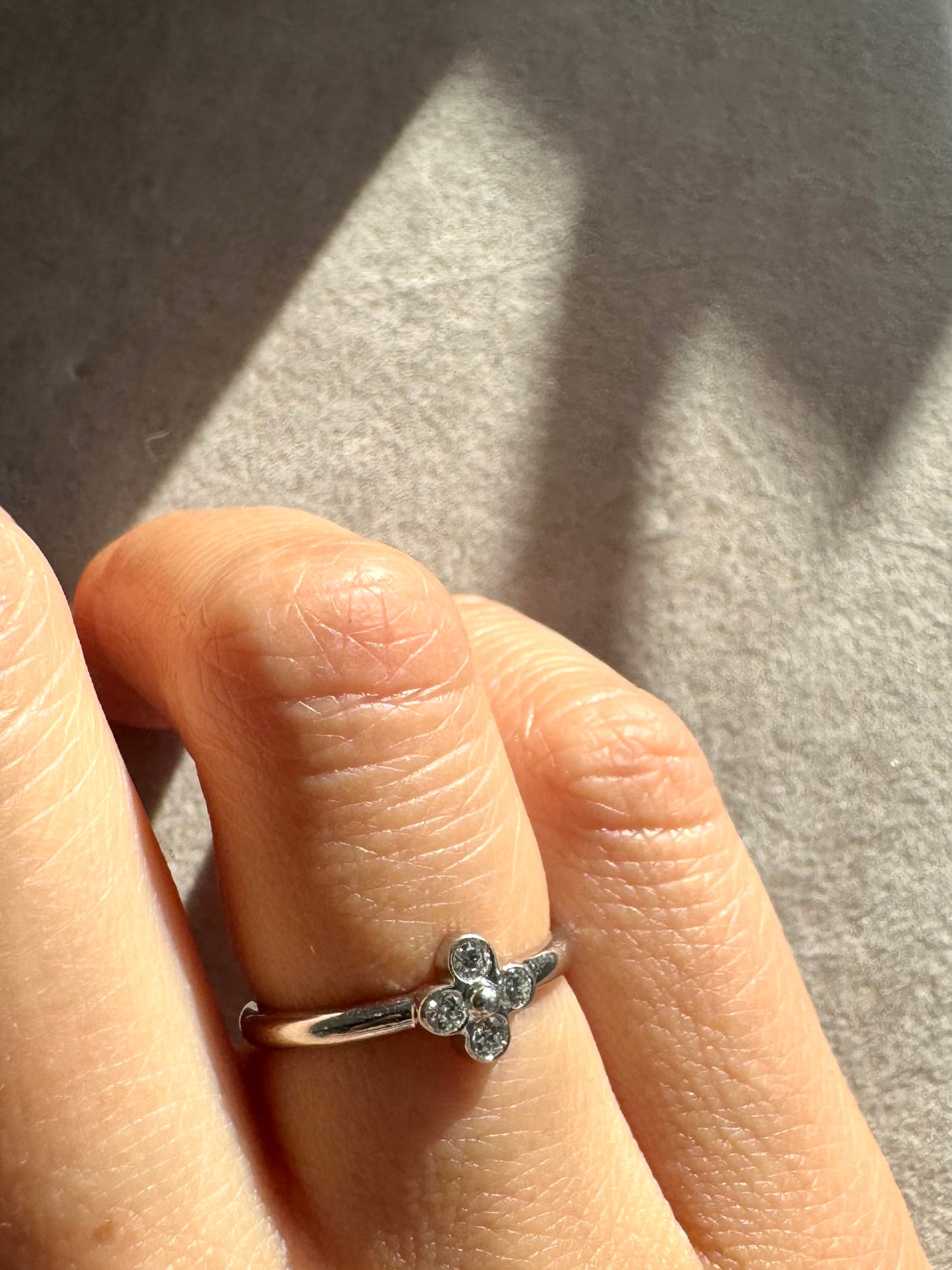 TIFFANY & CO. Platinum Diamond Lace Ring