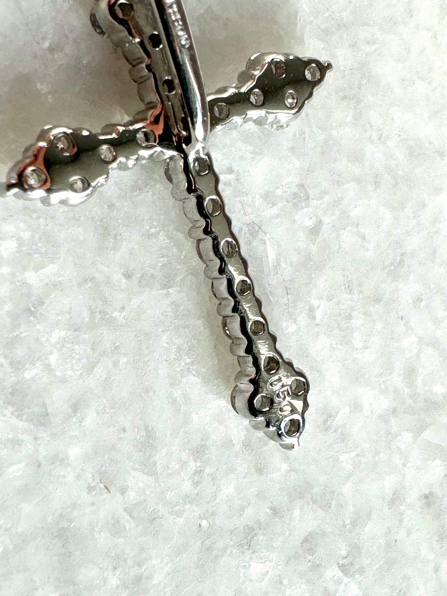 0.5ct Diamonds Cross Necklace in Platinum