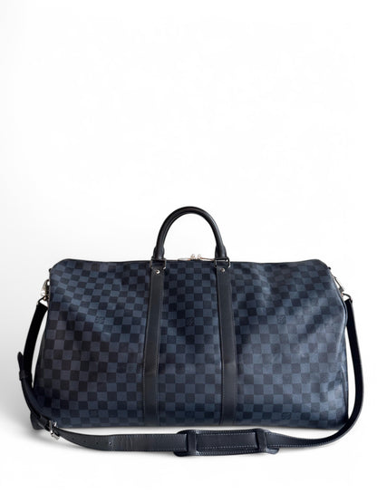 LOUIS VUITTON Damier Graphite Keepall Bandouliere 55
