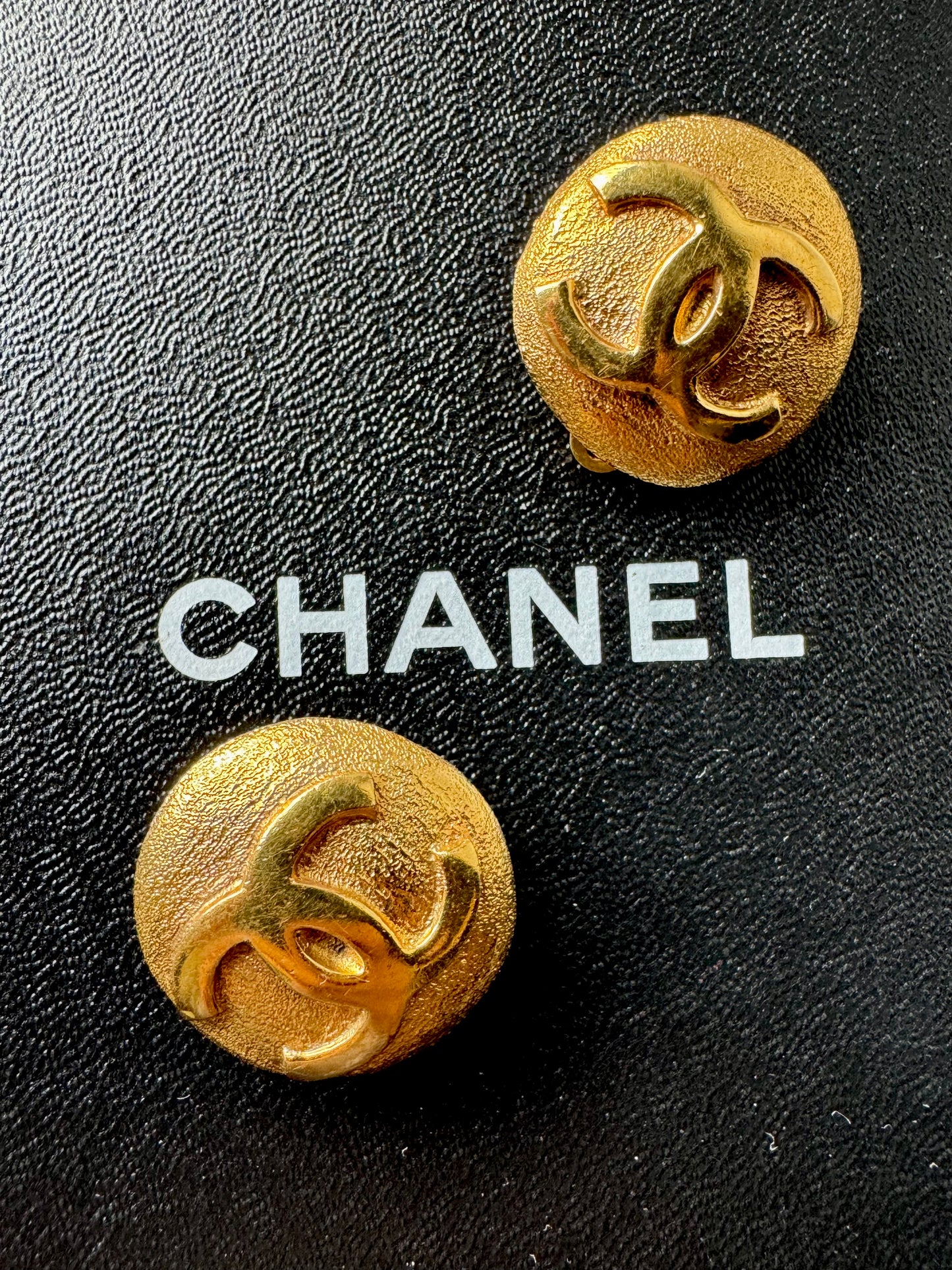 Chanel Gold CC Clip On Earrings