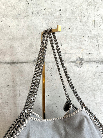 STELLA MCCARTNEY Shaggy Deer Falabella Fold Over Tote