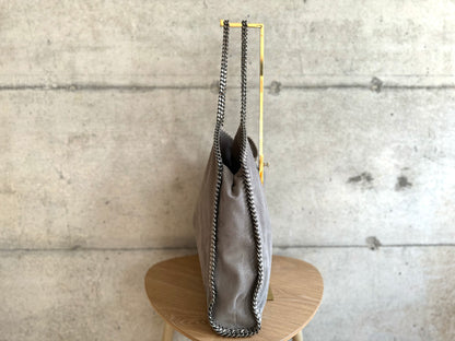 STELLA MCCARTNEY Shaggy Deer Falabella Fold Over Tote