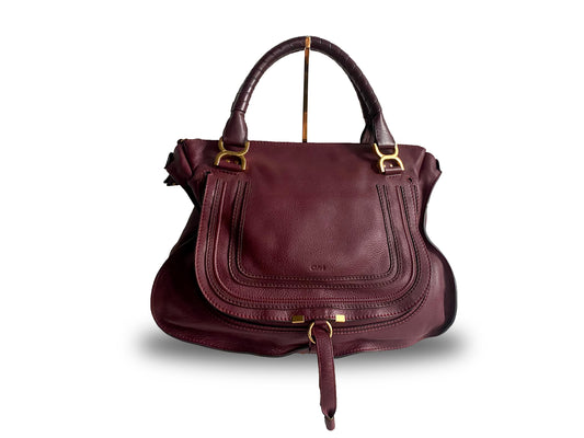 CHLOE Calfskin Large Marcie Satchel