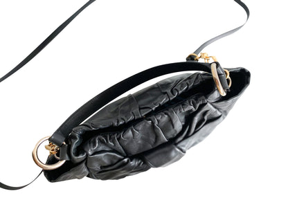 PRADA Bow Black Leather Bag