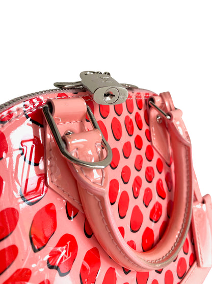 LOUIS VUITTON Vernis Jungle Dots Alma BB Sugar Pink Poppy