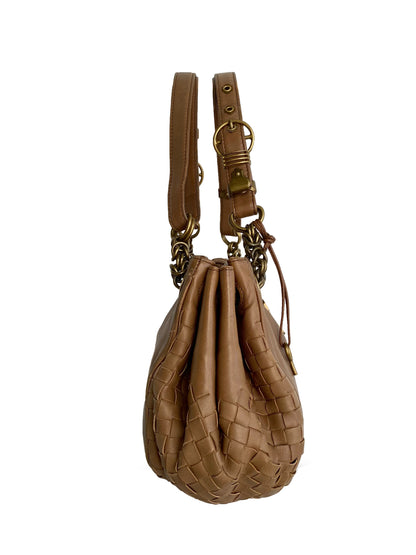 BOTTEGA VENETA Nappa Intrecciato Napoli Shoulder Bag