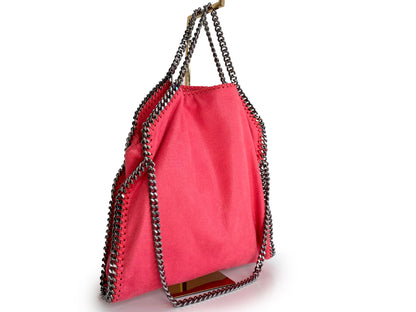 STELLA MCCARTNEY Shaggy Deer Falabella Fold Over Tote