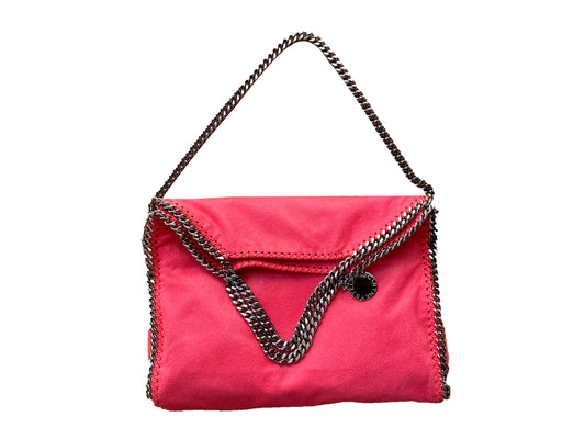 STELLA MCCARTNEY Shaggy Deer Falabella Fold Over Tote