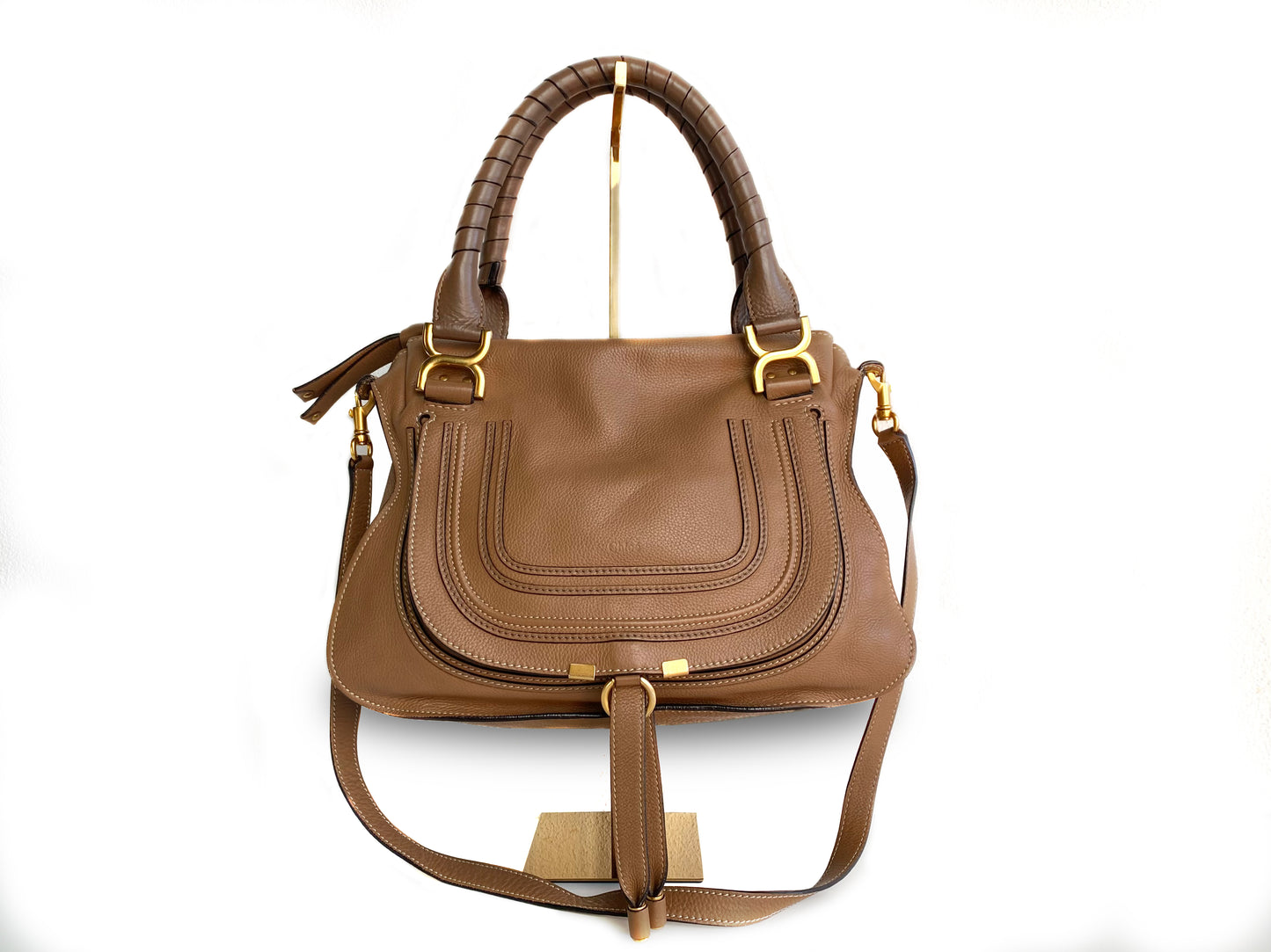 CHLOE Calfskin Medium Marcie Satchel