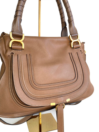 CHLOE Calfskin Medium Marcie Satchel