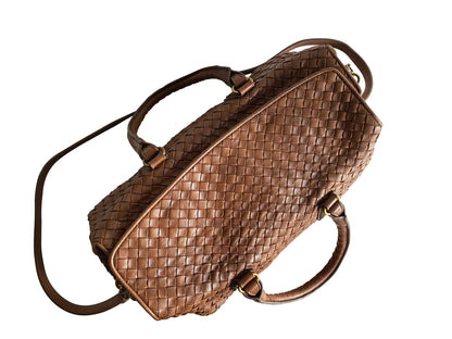 BOTTEGA VENETA Nappa Intrecciato Convertible Duffel