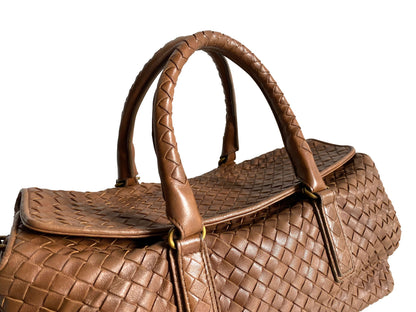 BOTTEGA VENETA Nappa Intrecciato Convertible Duffel