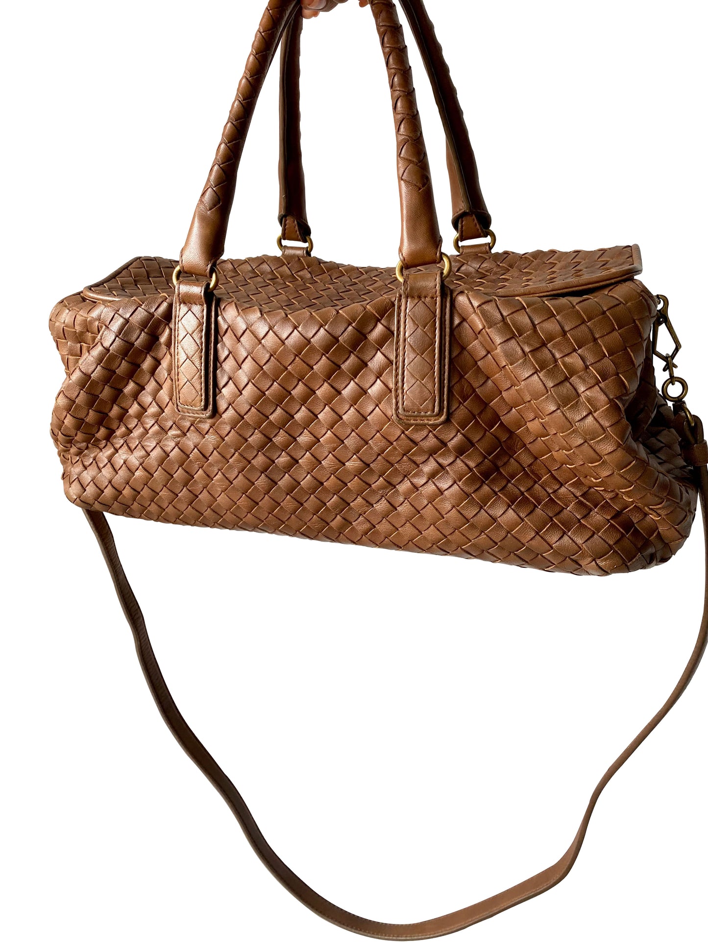 BOTTEGA VENETA Nappa Intrecciato Convertible Duffel