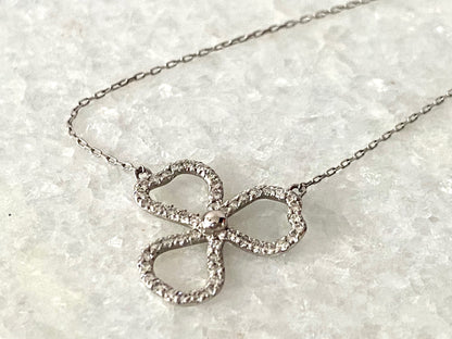 Platinum Necklace with Diamonds