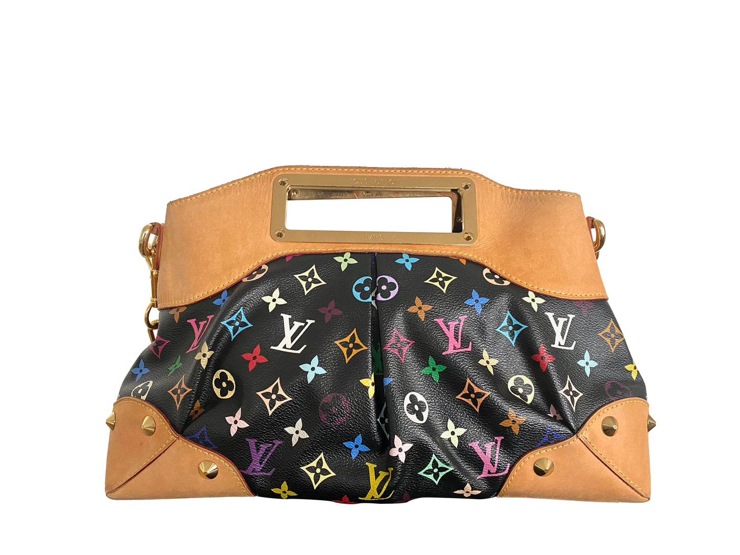 LOUIS VUITTON Monogram Multicolor Judy MM Black