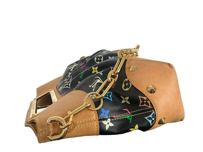 LOUIS VUITTON Monogram Multicolor Judy MM Black