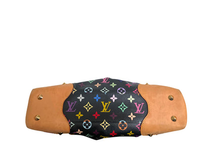 LOUIS VUITTON Monogram Multicolor Judy MM Black