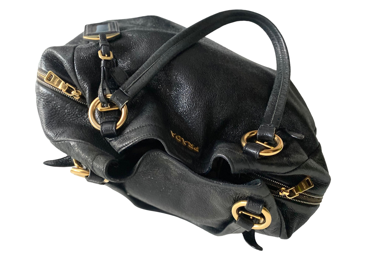 Prada Cervo Lux Hobo Bag