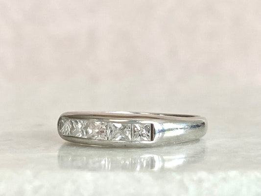 0.5ct Five Stone Diamond Ring in Platinum