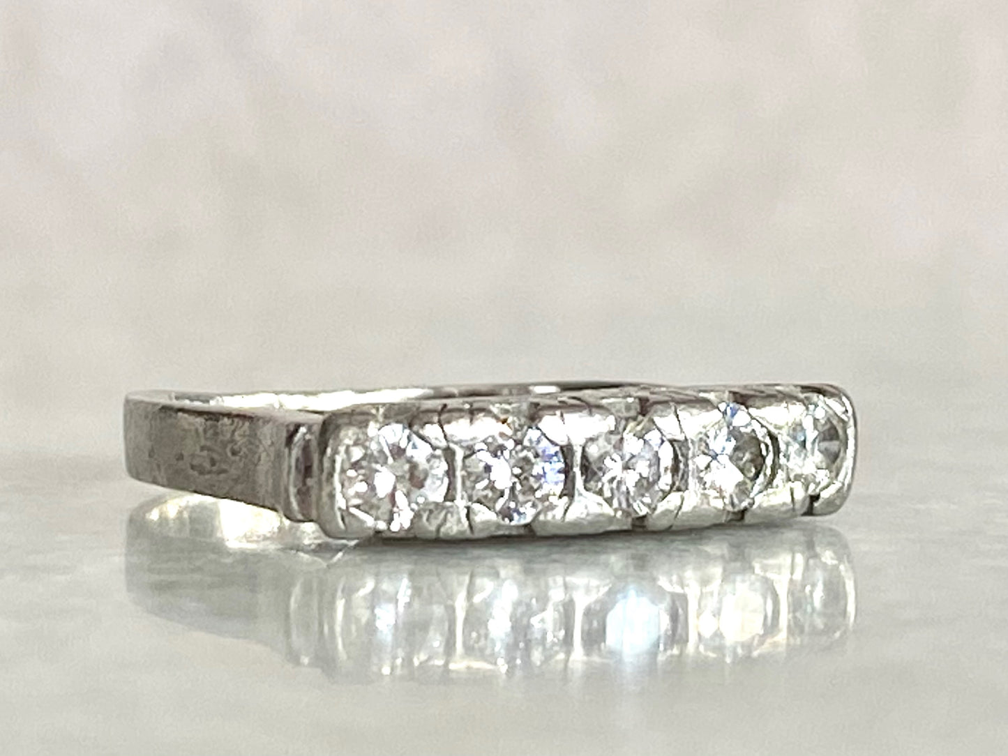 0.4ct Five Stone Diamond Ring in Platinum